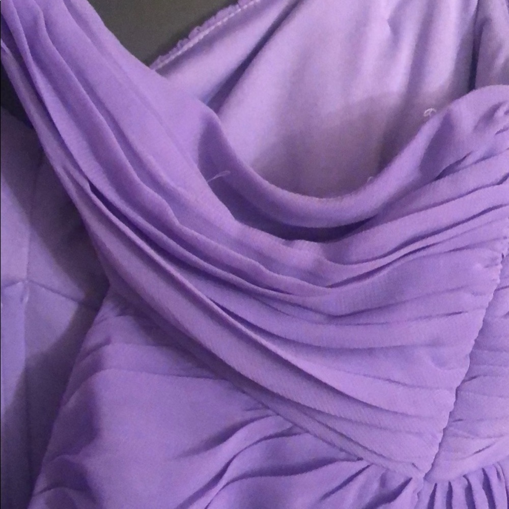 💜 Hailey by Adrianna Papell purple open back dress 8 - Picture 8 of 8